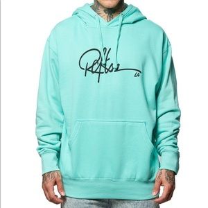 Young and Reckless Men’s Teal Hoodie. Size Medium + brand new with tag!